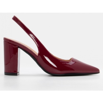 γόβες μυτερές με λάστιχο  σε προσφορά