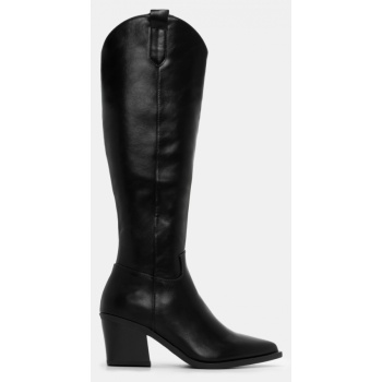 μπότες μυτερές cowboy - μαύρο σε προσφορά