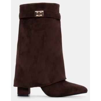 μποτάκια με εφέ αναδίπλωσης φάσας  σε προσφορά