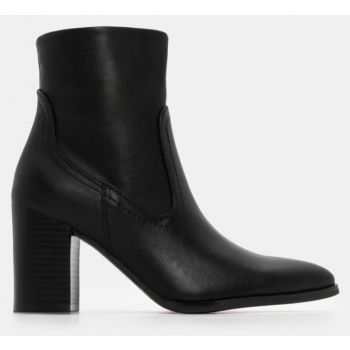 μποτάκια μυτερά με τακούνι - μαύρο σε προσφορά