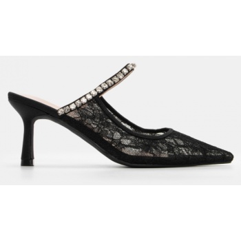 mules μυτερά με διακοσμητικές πέτρες  σε προσφορά