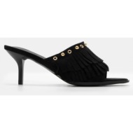 mules με διακοσμητικά τρ...