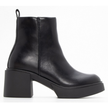 μποτάκια αστραγάλου με ραφές - μαύρο σε προσφορά