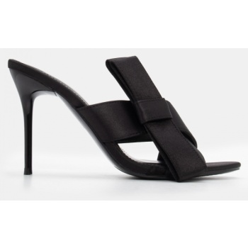 mules με χιαστί λουράκια & φιόγκο  σε προσφορά