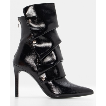 μποτάκια μυτερά με φερμουάρ από πίσω  σε προσφορά