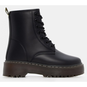 αρβυλάκια με τρακτερωτή σόλα - μαύρο σε προσφορά