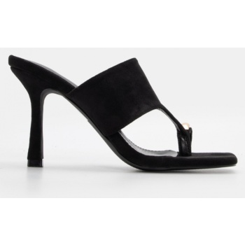 mules με χρυσή λεπτομέρεια - μαύρο σε προσφορά