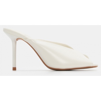 mules peep toe - λευκό σε προσφορά