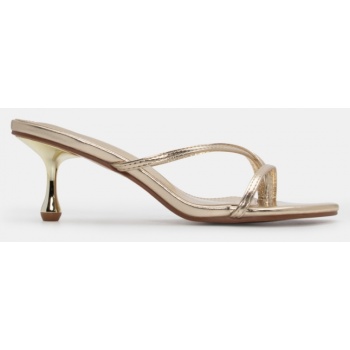 mules με λουράκια - χρυσό σε προσφορά