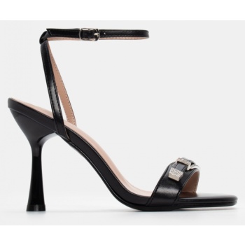 πέδιλα με μπαρέτα & strass - μαύρο σε προσφορά