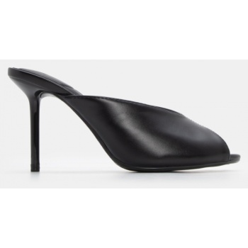 mules peep toe - μαύρο σε προσφορά
