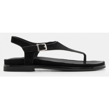 flat σανδάλια με τόκα - μαύρο σε προσφορά