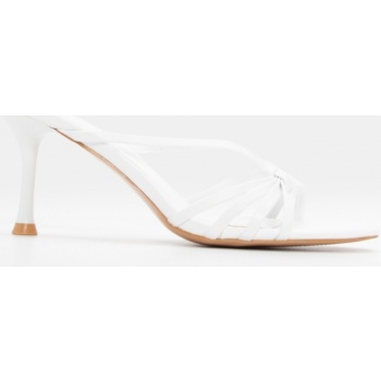 mules με σχέδιο κόμπο - λευκό σε προσφορά