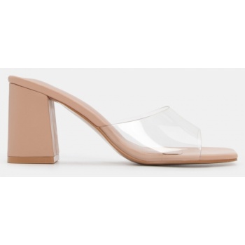 mules με φαρδιά φάσα - nude σε προσφορά