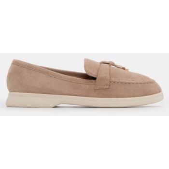 loafers με διακοσμητικό - μπεζ-σκούρο σε προσφορά