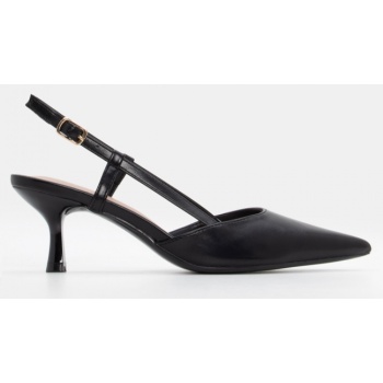 γόβες slingback μυτερές - μαύρο σε προσφορά