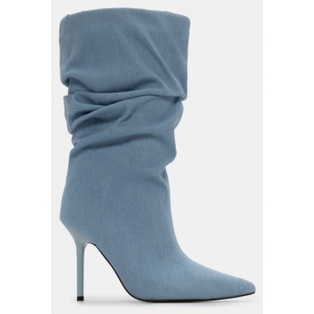 μπότες jean με σούρες - denim σε προσφορά