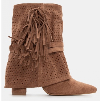 μποτάκια cowboy με εφέ αναδιπλούμενης σε προσφορά