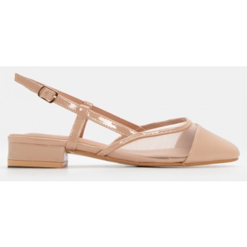 γοβάκια με δίχτυ & συνδυασμό υλικών  σε προσφορά