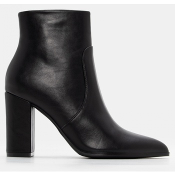 μποτάκια μυτερά με τακούνι - μαύρο σε προσφορά