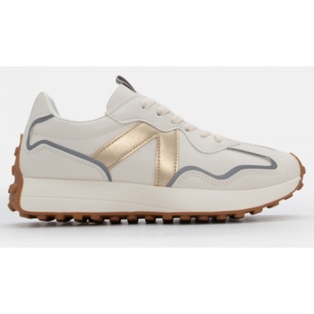 sneakers σε συνδυασμό χρωμάτων - χρυσό σε προσφορά