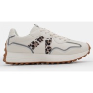  sneakers σε συνδυασμό χρωμάτων - animal print-μπεζ