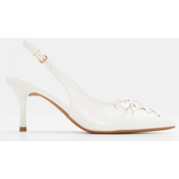 γόβες μυτερές με διακοσμητικό φιόγκο  σε προσφορά