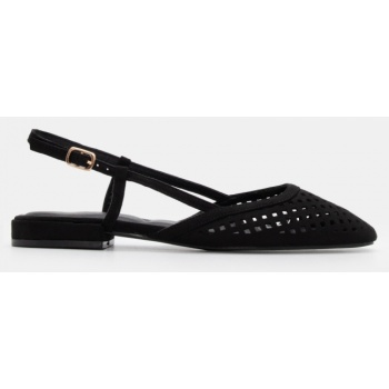 γοβάκια slingback με τόκα - μαύρο σε προσφορά