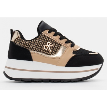 sneakers σε συνδυασμό χρωμάτων & υλικών σε προσφορά