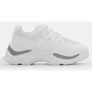  sneakers chunky σε συνδυασμό χρωμάτων - λευκό