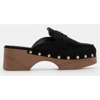 clogs με διακοσμητικά τρούκς - μαύρο σε προσφορά