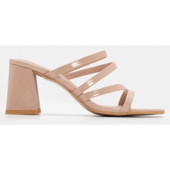mules με λουράκια - nude σε προσφορά