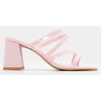 mules με λουράκια - ροζ σε προσφορά