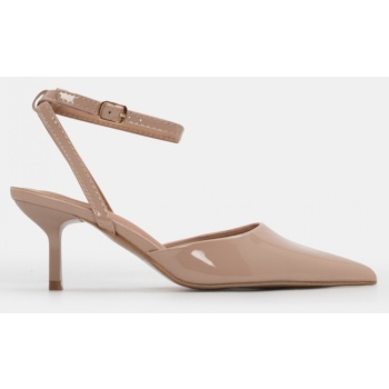 γόβες μυτερές slingback με μπαρέτα  σε προσφορά