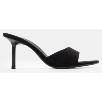 mules μυτερά με τακούνι - μαύρο σε προσφορά