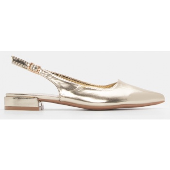 γοβάκια slingback μυτερά - χρυσό σε προσφορά