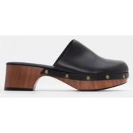  clogs με διακοσμητικά τρούκς - μαύρο