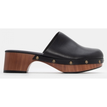 clogs με διακοσμητικά τρούκς - μαύρο σε προσφορά