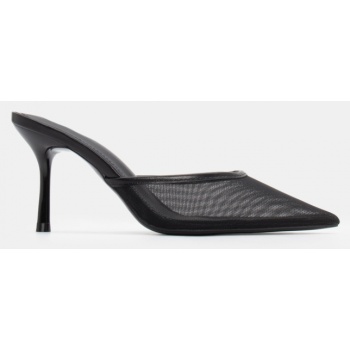 mules μυτερά με δίχτυ - μαύρο σε προσφορά