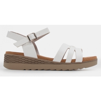 σανδάλια flatform με λουράκια - λευκό σε προσφορά