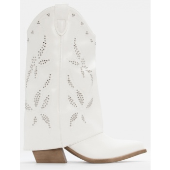 μπότες cowboy με εφέ αναδιπλούμενης σε προσφορά