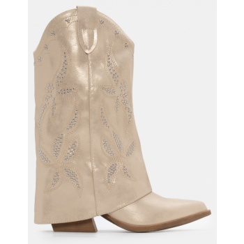 μπότες cowboy με εφέ αναδιπλούμενης σε προσφορά