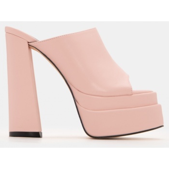 mules με διπλή φιάπα - ροζ σε προσφορά