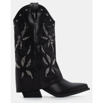 μπότες cowboy με εφέ αναδιπλούμενης σε προσφορά