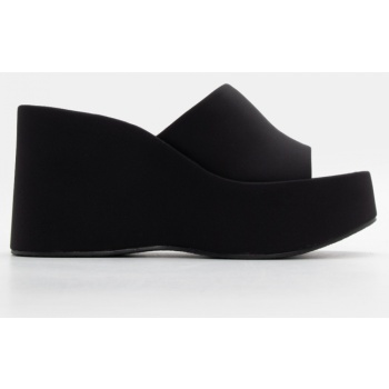 πλατφόρμες με φαρδιά φάσα - μαύρο σε προσφορά
