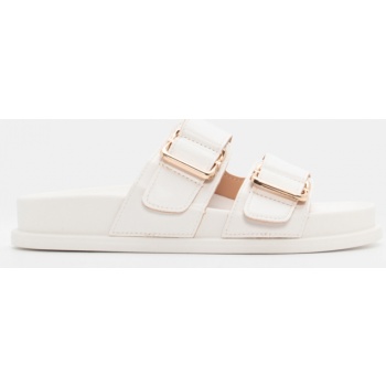σανδάλια flatform με διπλά λουράκια  σε προσφορά