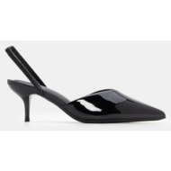  γόβες μυτερές με λάστιχο - μαύρο-λουστρίνι