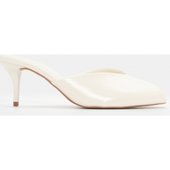 mules peep toe - εκρού σε προσφορά