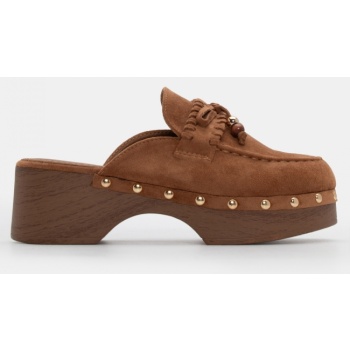 clogs σαμπό με διακοσμητικό φιόγκο  σε προσφορά