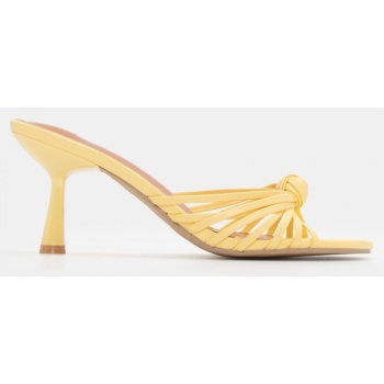 mules με σχέδιο κόμπο - κίτρινο σε προσφορά